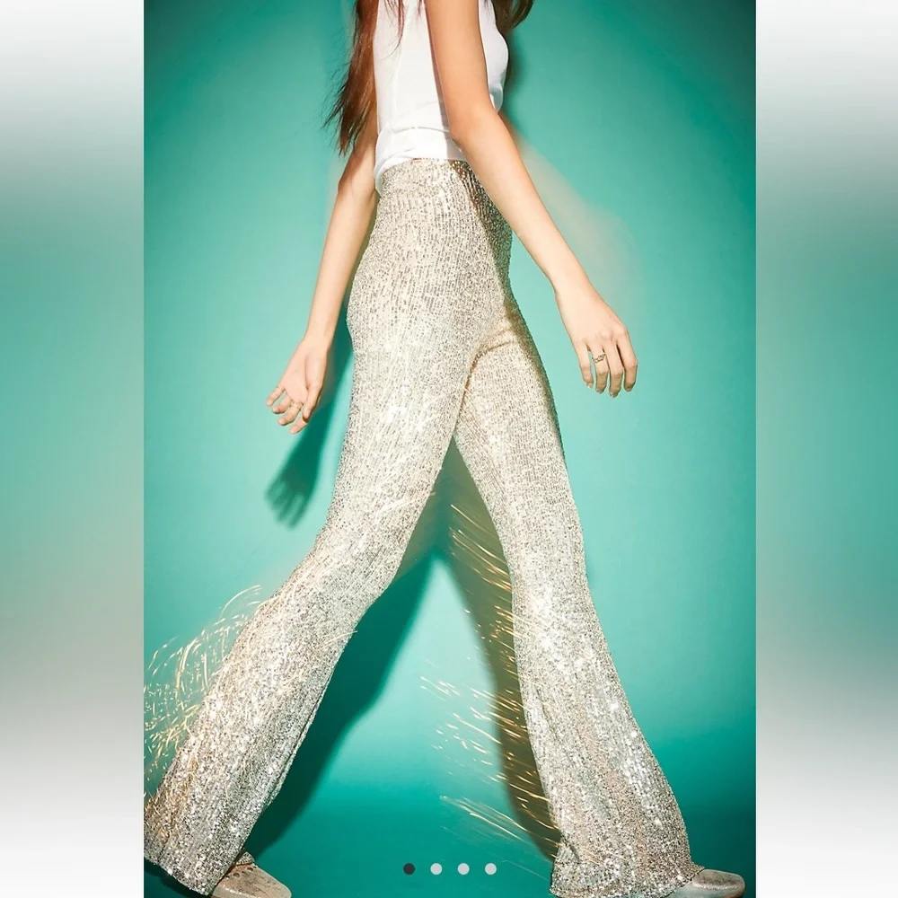 NWT FP x Show Me Your Mumu Mercury Bells Flare Pants - Picture 3 of 13